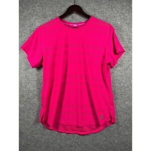 New Balance Womens NB ICE Running Shirt Pink Perforated Short Sleeve WT13277 M